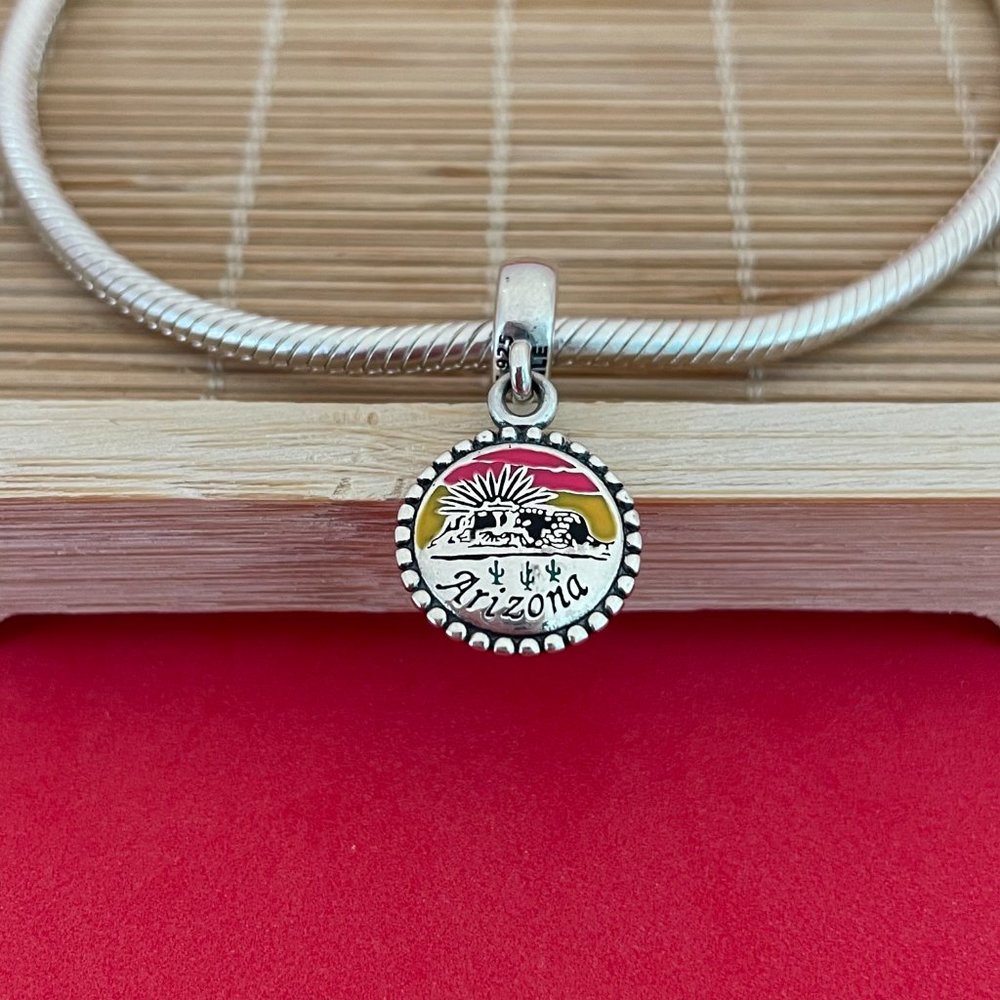 Pandora  Arizona Exclusive  Sunset Enamel Dangle Charm